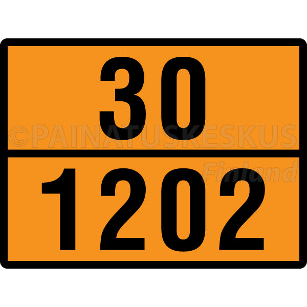 ADR-peruskilpi merkintänumeroilla