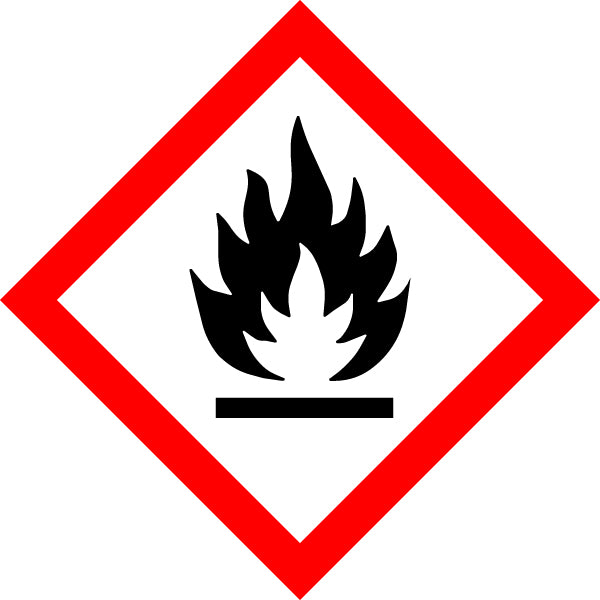 GHS-varoitusmerkki: Helposti syttyvä (GHS 02)
