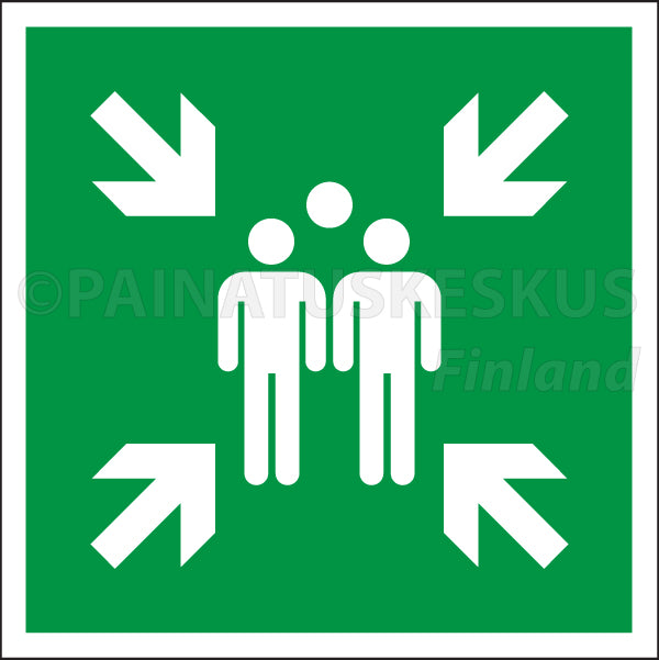 Kokoontumispaikka merkki