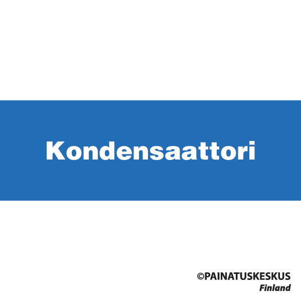 Kondensaattori -sähköalan merkki
