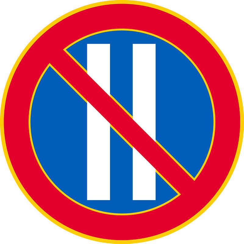 Vuoropysäköinti 2 liikennemerkki