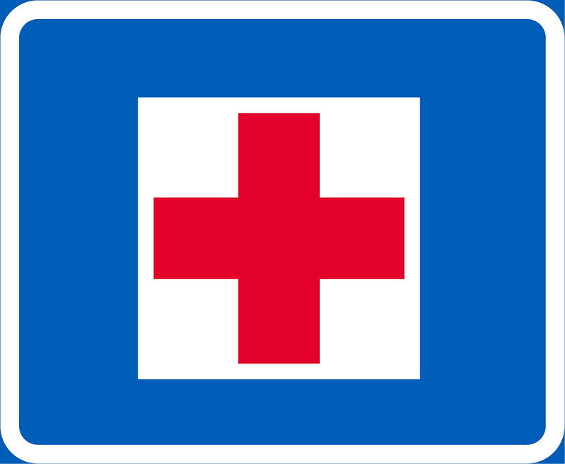 Ensiapu liikennemerkki