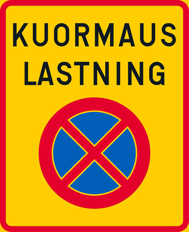 Kuormauspaikka liikennemerkki
