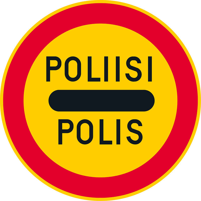 Poliisi liikennemerkki
