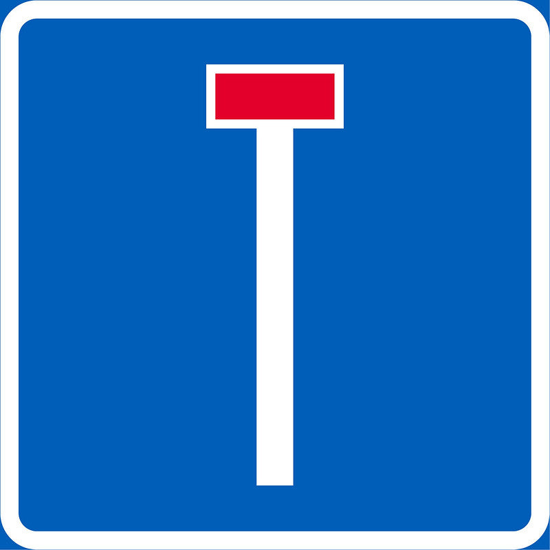 Umpitie liikennemerkki