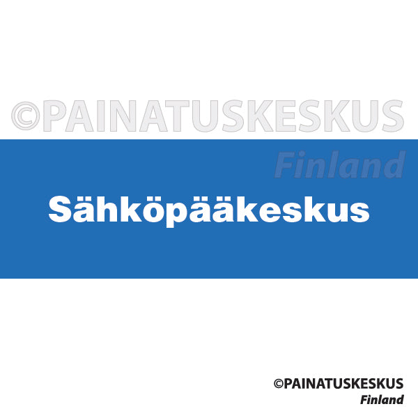 Sähköpääkeskus sähköalan merkki
