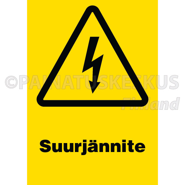 Suurjännite sähköalan merkki