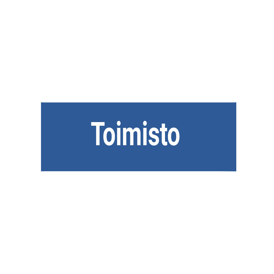 Toimisto kyltti
