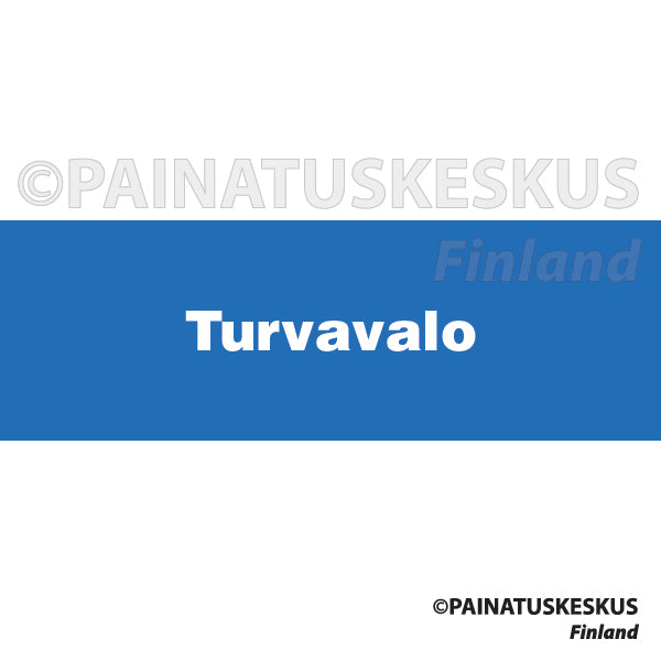 Turvavalo sähköalan merkki