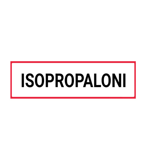 Isopropanoli kyltti