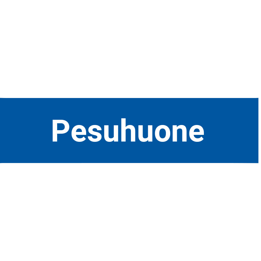 Pesuhuone kyltti