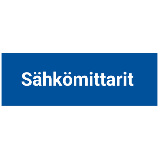 Sähkömittarit kyltti