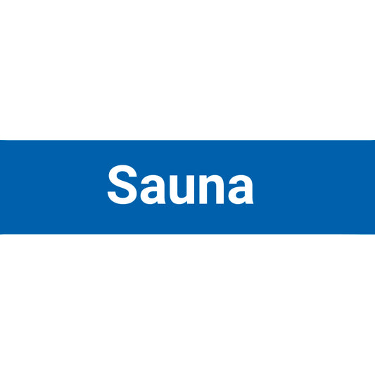 Sauna kyltti