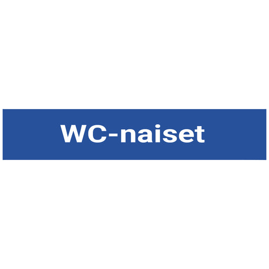 WC-naiset kyltti